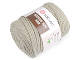 Pletací příze Macrame Rope Ø5 mm 500 g rozčesávací - 1 ks - 3 (753/201) režná světlá