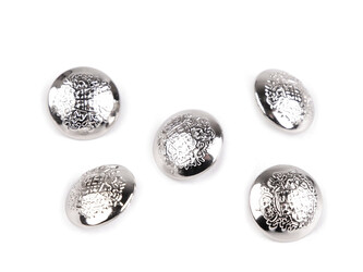 Kovový knoflík velikost 28", 32", 36" - 200 ks - 7 (28") nikl