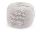 Bavlněná příze macrame Ø2 mm rozčesávací - 1 ks - 1 bílá přírodní