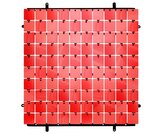 Panel dekoracyjny czerwony 30x30cm/ 100 kwadratów