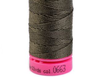 Polyesterové nitě Aspo 30 / riflové návin 30 m - 5 ks - 0663 Bronze Green