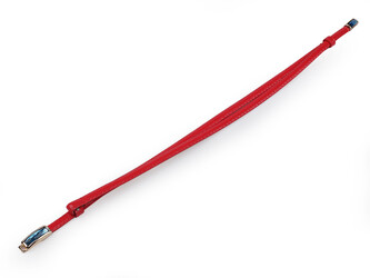 Dámský / dívčí pásek šíře 1 cm - 1 ks - 5 červená broušený kámen