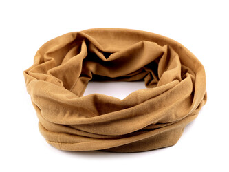Multifunkční šátek pružný, bezešvý, jednobarevný - 10 ks - 3 béžová tm.