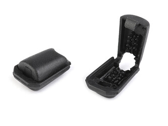 Plastová koncovka 11x16 mm zamačkávací - 100 ks - 1 černá