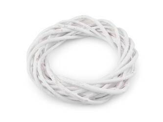 Proutěný věnec Ø20 cm - 1 ks - 1 bílá