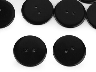 Knoflík velikost 48" - 10 ks - 13 černá lesk