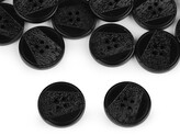 Knoflík laser velikost 40", 44" - 50 ks - 4 (40") černá