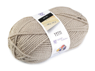 Pletací příze Yetti 100 g - 1 ks - 16 (51220) béžová