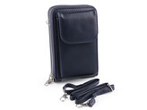 Peněženka s kapsou na mobil přes rameno crossbody 11x18 cm - 1 ks - 4 modrá tmavá