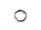 Karabina kulatá na kabelky / kroužek na klíče Ø13 mm - 10 ks - 1 nikl