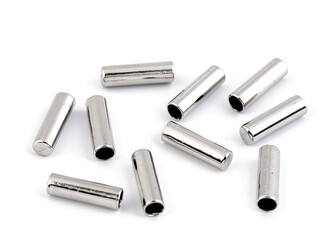 Kovová koncovka na šňůru Ø4 mm - 100 ks - 1 nikl