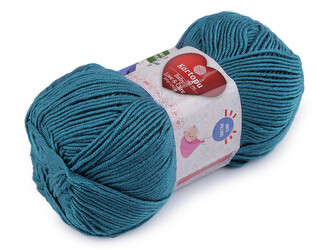 Pletací příze Baby Love a Care 100 g - 1 ks - 8 (1467) petrolejová