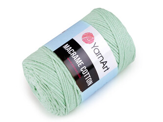 Pletací příze Macrame Cotton 250 g - 1 ks - 33 (775) mint