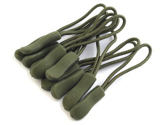 Poutko / taháček na jezdce - 50 ks - 15 (263) zelená khaki