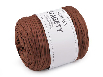 Špagety / příze 550 g - 1 ks - 48 hnědá různé odstíny