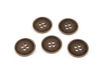 Kovový knoflík velikost 34", 40" - 20 ks - 3 (34") staromosaz