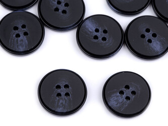 Knoflík s jemnou patinou velikost 24", 28", 32", 36", 40" - 20 ks - 4 (36") modrá tmavá