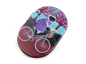 Kosmetické zrcátko kočky - 1 ks - 2 modrá azuro