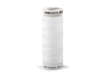 Polyesterové elastické nitě Seraflex Mettler návin 130 m - 5 ks - 2000 bílá