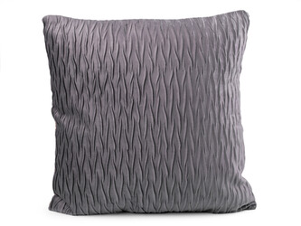 Sametový povlak na polštář 45x45 cm - 2 ks - 1 šedá