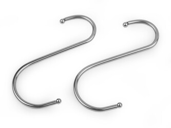 Kovový háček 10 cm - 100 ks - nikl