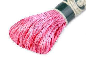 Vyšívací příze DMC Mouliné Satén - 1 ks - S899 Bubblegum