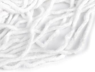 Pružná šňůra / pletenina - 1 ks - 1 bílá