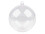 Plastová koule Ø8,5 cm dvoudílná - 12 ks - 1 transparent