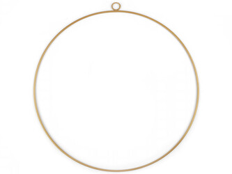 Kovový kruh Ø50 cm lakovaný - 1 ks - 1 zlatá tmavá mat