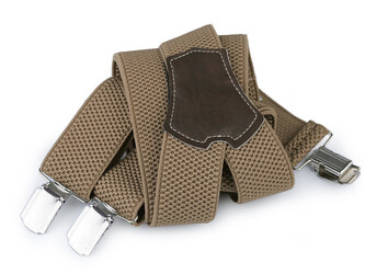 Šle šíře 3,5 cm délka 120 cm - 1 ks - 9 béžová