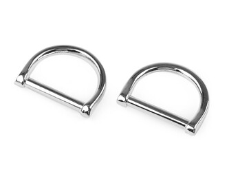 Polokroužek na textil a doplňky šíře 25 mm - 10 ks - 1 nikl