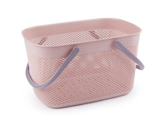 Plastový košík 18,5x28 cm - 1 ks - 12 pudrová