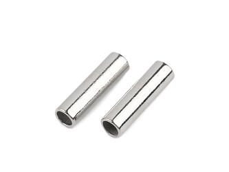 Kovová koncovka na šňůru Ø5,6 mm / ozdoba - 100 ks - 1 nikl