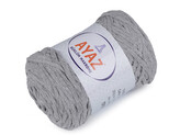 Bavlněná pletací příze Büklüm Makrome 250 g rozčesávací - 1 ks - 5 (1195/161121) šedá světlá