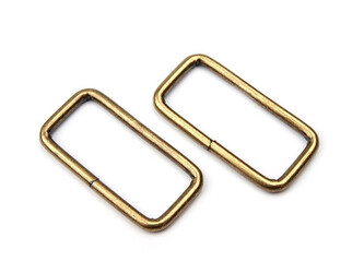 Průvlek / vsuvka šíře 32 mm - 50 ks - 2 staromosaz