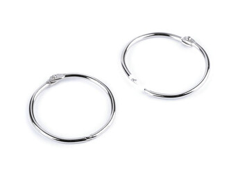 Rozpojovací / knihařský kroužek - 10 ks - 2 (Ø40 mm) nikl