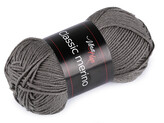 Pletací příze Classic Merino 50 g - 1 ks - 9 (61029) šedá