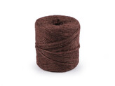 Jutový provázek Ø2 mm k pletení a háčkování 100 g - 1 ks - 6 (11) hnědá