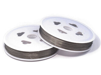 Nylonové lanko Ø0,45 mm - 1 ks - 1 platina