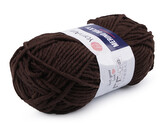 Pletací příze Merino bulky 100 g - 1 ks - 26 (116) hnědá tmavá
