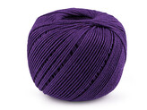 Bavlněná příze macrame Ø2 mm rozčesávací - 1 ks - 8 fialová