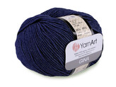 Pletací příze Gina / Jeans 50 g - 1 ks - 32 (54) modrá berlínská