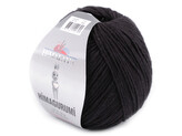 Pletací příze Himagurumi 50 g - 1 ks - 12 (30179) černá