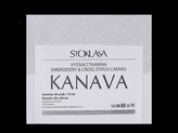 Vyšívací tkanina Kanava 20x30 cm 40 oček - 1 ks - bílá