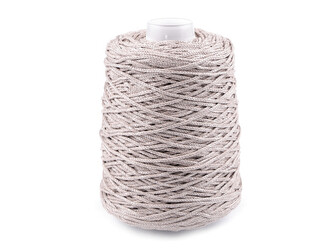 Pletací příze Chic, macrame 300 g - 1 ks - 7 (5) béžová světlá