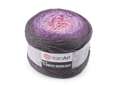 Pletací příze Flowers Moonlight 260 g - 1 ks - 10 (3276) šedá růžová