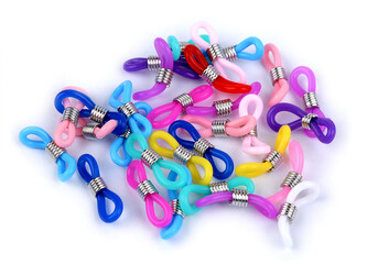 Silikonové háčky na brýle - 30 ks - 5 mix