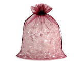 Dárkový pytlík 20x26 cm organza - 100 ks - 13 granátová