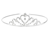 Štrasová čelenka / korunka do vlasů - 12 ks - 1 crystal