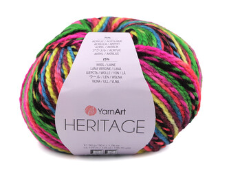 Pletací příze Heritage 50 g - 1 ks - 8 (340) multikolor